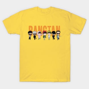 Chibi Bangtan Members Airplane Fashion T-Shirt